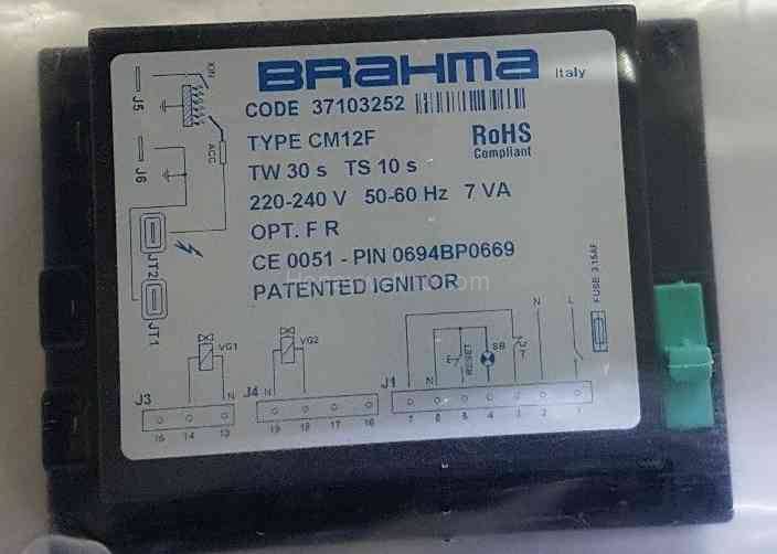 Блок управления горением BRAHMA CM12F (37103252)