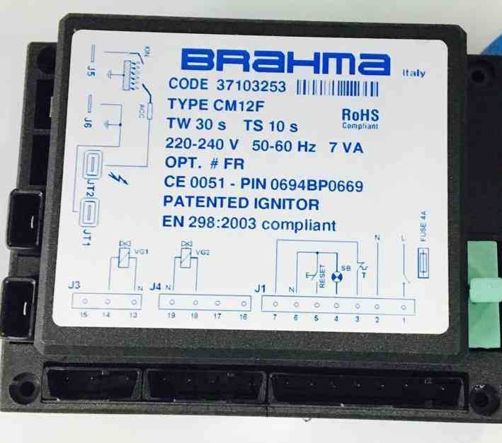 Блок управления горением BRAHMA CM12F (37103253)