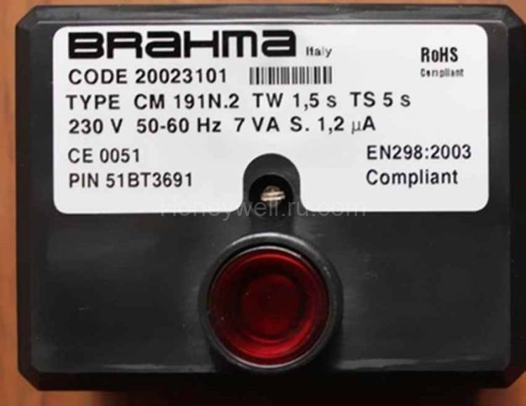 Блок управления горением BRAHMA CM191N