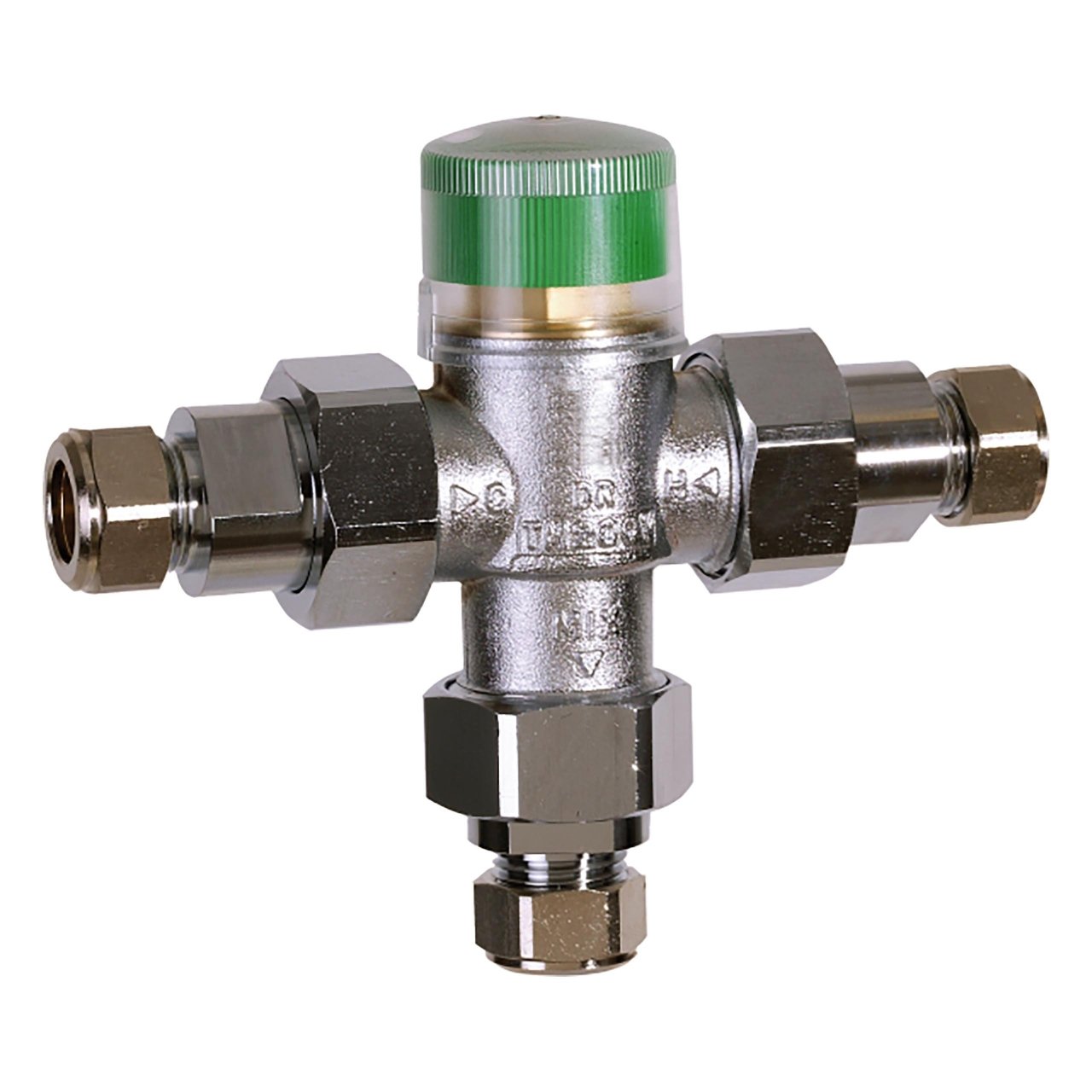 Термостатический смесительный клапан Resideo TM200VP-3/4ZC With 15 mm connectors and 4 in 1