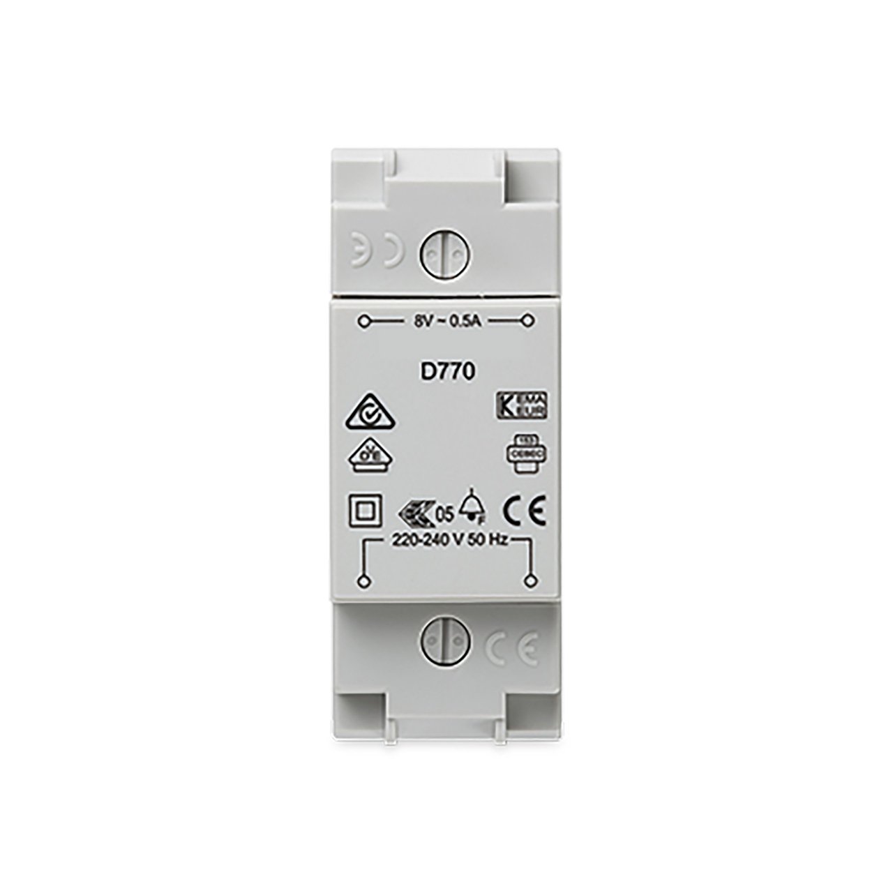 Трансформатор Resideo D770 8V 0.5A DIN/Surface