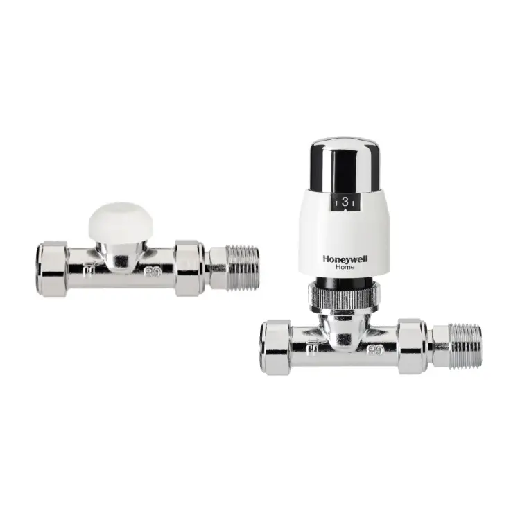 VTL200 Valencia Classic TRV и запорный клапан, прямой, push-fit 10 мм
