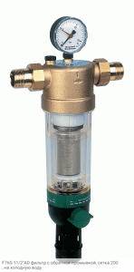 F76S-11/2"AD фильтр с обратной промывкой, сетка 200, на холодную воду