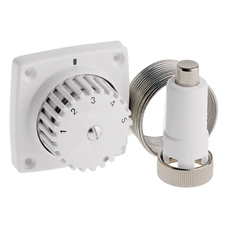 Термостат для радиатора T100 MZ Resideo (Honeywell), выносной модуль настройки 2 м