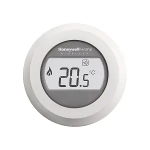 T87RF2025 — беспроводной RF однозонный термостат Resideo (Honeywell), использует BDR91, с поддержкой подключения