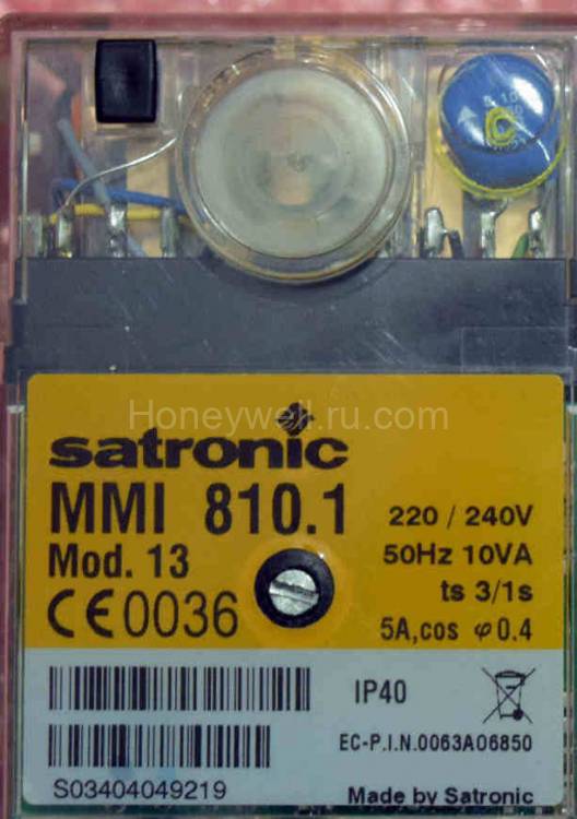 Топочный автомат Honeywell MMI 810.1 mod.13