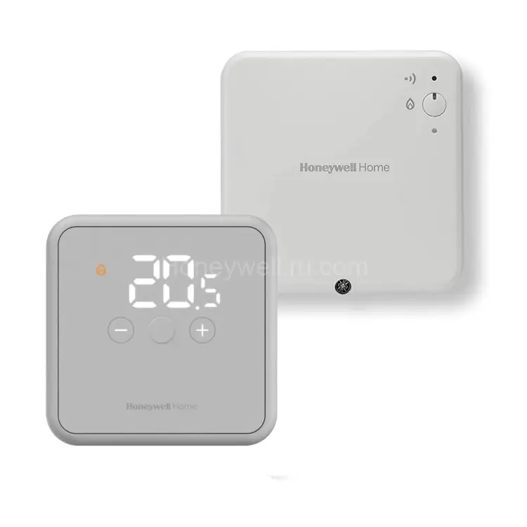 Беспроводной комнатный термостат для управления On/Off Resideo (Honeywell) YT42GRFT21 DT4R серый
