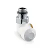 Термостатический радиаторный вентиль Resideo (Honeywell) V2081LSL15A, Белый, Двойной угол влево Термостатический радиаторный вентиль Resideo (Honeywell) V2081LSL15A, Белый, Двойной угол влево