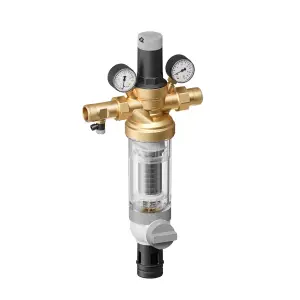 HS10S-2LFZS бытовая станция водоснабжения Resideo (Honeywell), без шарового крана, без свинца (lead free), 2"