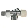 V2000AVS10 10 мм угловой термостатический радиаторный клапан с горизонтальным подводом, 3/8 дюйма