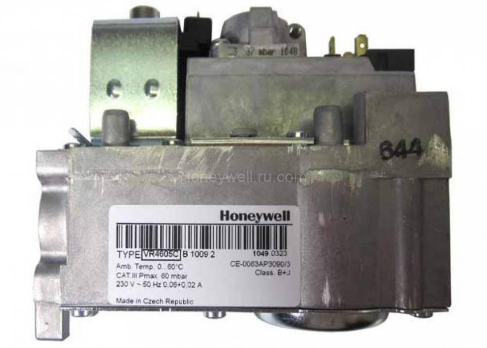 Газовый клапан honeywell vr4605cb1058
