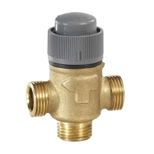 VXE25B5.5OFP 3-ходовой малый, внешняя резьба, DN25, PN16, kvs 5,5, on/off, с предельным запорным давлением