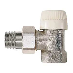 V2000EVS10 10 мм угловой клапан радиаторный с DIN-подключением, 3/8"