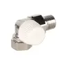 Термостатический радиаторный клапан Resideo (Honeywell) V2000LVS15, 15 мм, двойной угол (левая схема), 1/2"