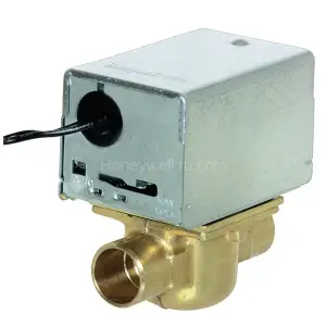 Электроприводный зональный клапан Resideo (Honeywell) 24 В перем. тока, 3/4 дюйма, под пайку (двухпозиционный)