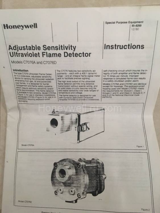 Honeywell C7076A1031/U
