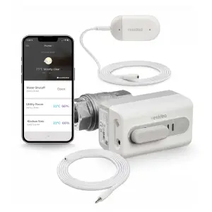 VWS01Y015W - L5 WiFi-актуатор с датчиком WLD и шаровым клапаном Rp 1/2"
