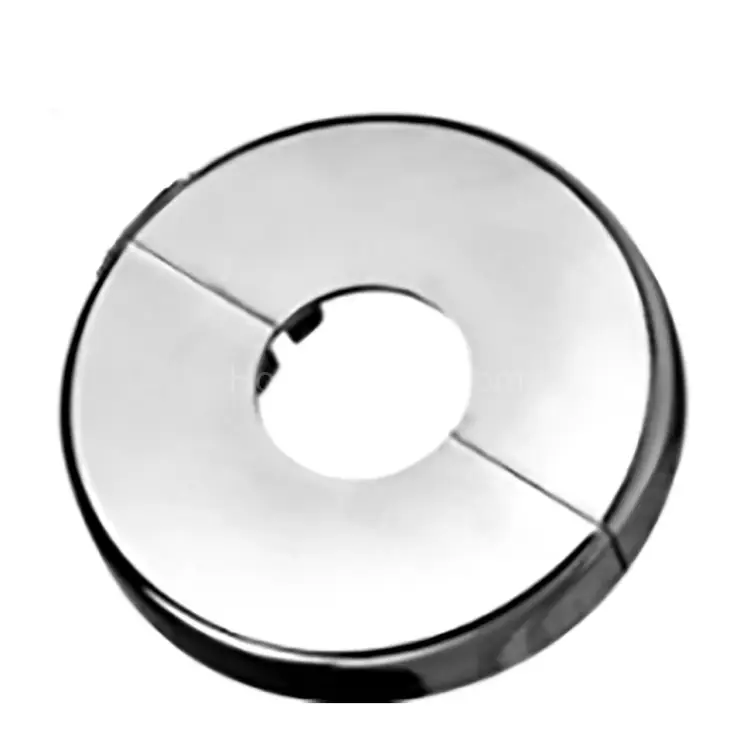 Хромированная розетка VA2201E014 Resideo (Honeywell) для стеновой отделки, 40 × 14 мм