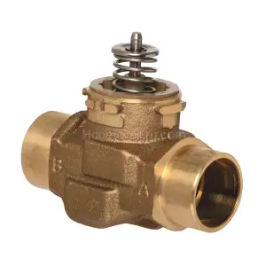 VCZBE1100 2-ходовая клапанная сборка 1 1/4 дюйма под пайку Sweat VC, 7 Cv и линейная характеристика расхода