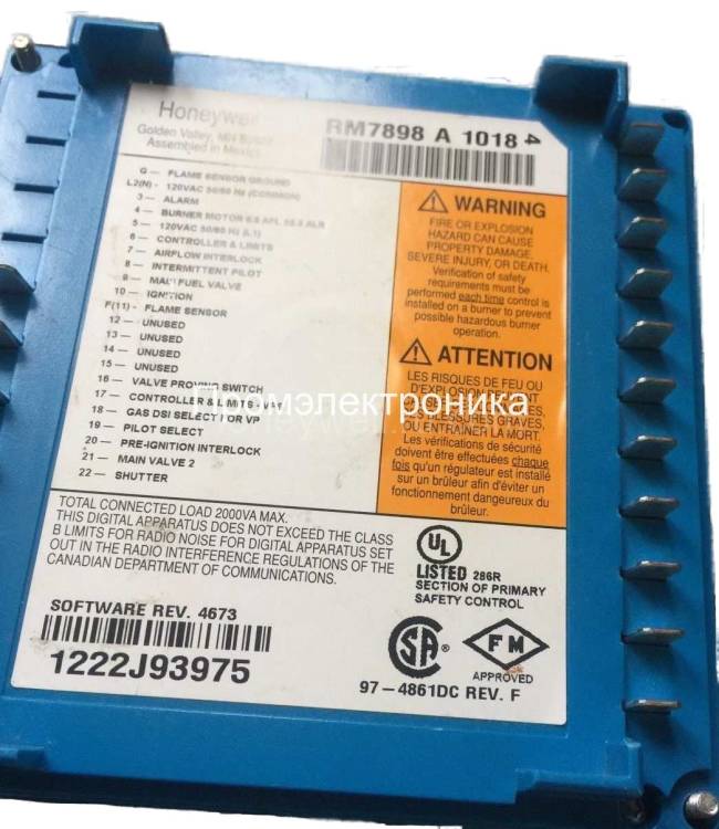 Honeywell RM7898A1018