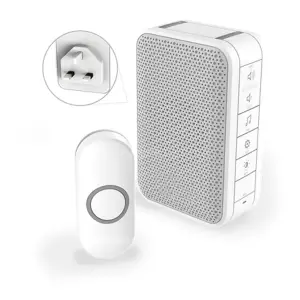Комплект для дверного звонка DC313N WF Chime Kit, 6 мелодий — белый