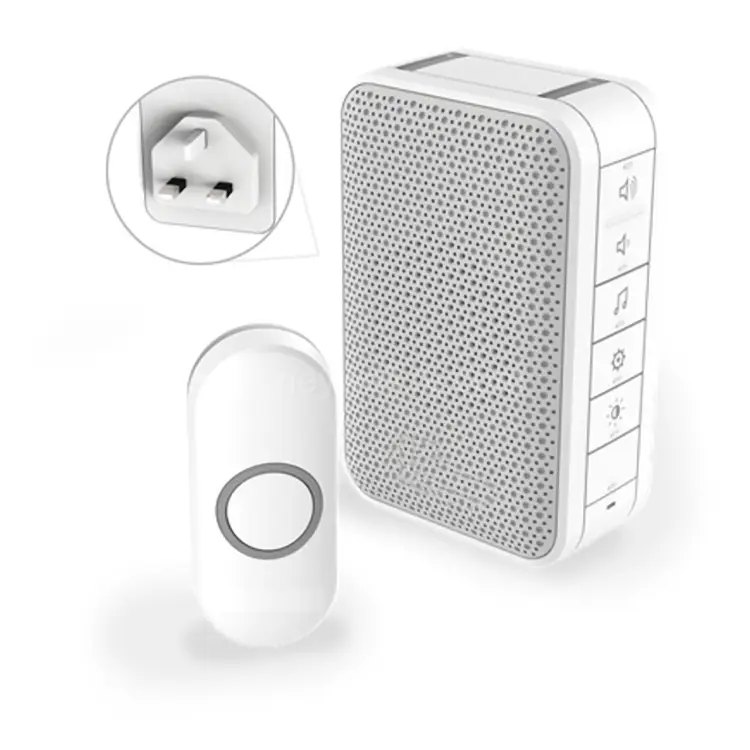 Комплект для дверного звонка DC313N WF Chime Kit, 6 мелодий — белый