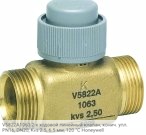V5822A1063 2-х ходовой линейный клапан, конич. упл. PN16, DN20, Kvs 2.5, 6.5 мм, 120 °C Honeywell