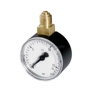 Манометр Resideo (Honeywell) M08M-A16 с диаметром корпуса 50 мм, диапазон 0–16 бар