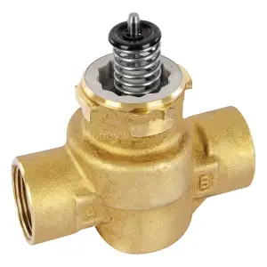 VCZAF1000/U — 1/2" BSPP, двухходовой корпус, внутренняя резьба, Kvs 3,2