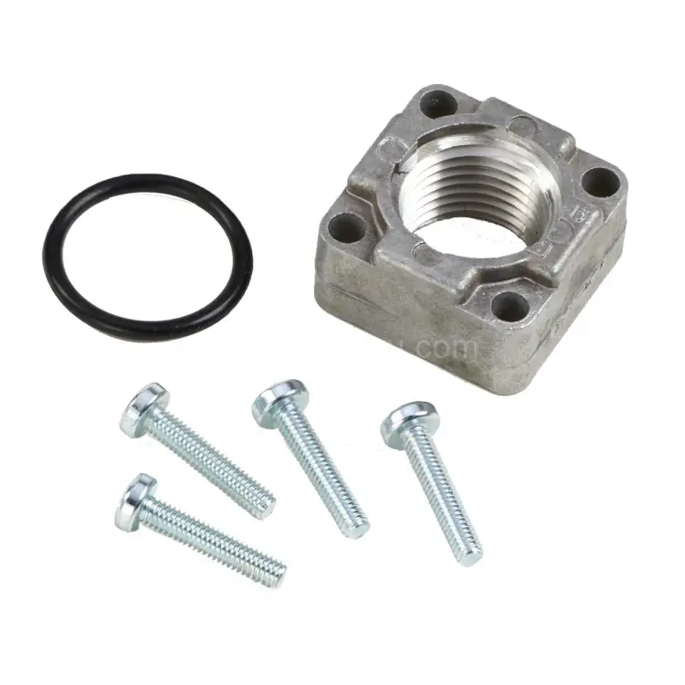 Фланец угловой 3/4" NPT с крепежными винтами и O-ring