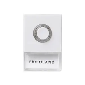 D723W Проводной дверной звонок Resideo (Honeywell) Pushlite Lit Doorbell Push