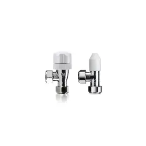 VHL120 Ручной угловой клапан и lockshield, 15 мм (Angle), с дренажом и 10 мм pushfi