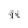 VHL120 Ручной угловой клапан и lockshield, 15 мм (Angle), с дренажом и 10 мм pushfi VHL120 Ручной угловой клапан и lockshield, 15 мм (Angle), с дренажом и 10 мм pushfi
