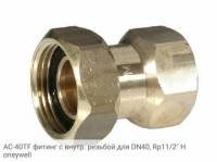 AC-40TF фитинг с внутр. резьбой для DN40, Rp11/2" Honeywell