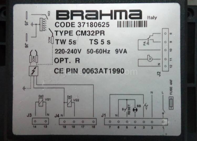 Блок управления горением BRAHMA CM32PR (37180625)