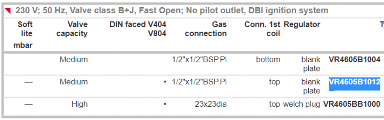 Honeywell VR4605B