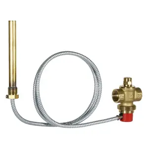 TS131-3/4ZA110 — предохранительный клапан сброса температуры, уставка 110°C, 1300 мм