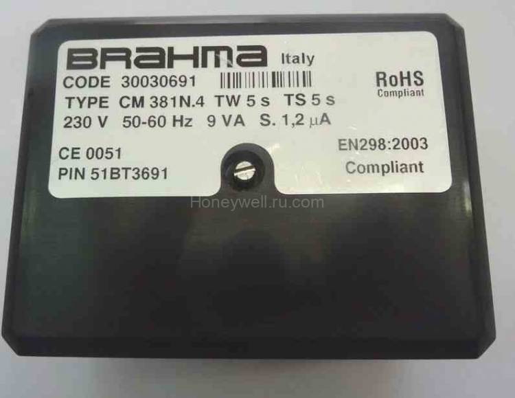 Блок управления горением BRAHMA CM381N