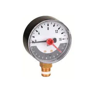 Манометр Resideo (Honeywell) M78M-A16MR, 0–16 бар, G1/4, с индикатором памяти