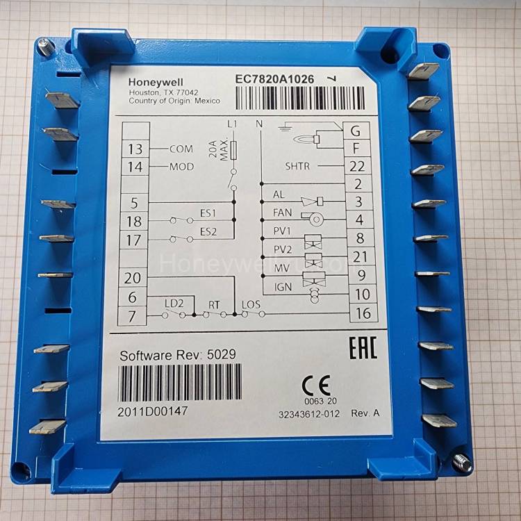 Honeywell EC7820A1026