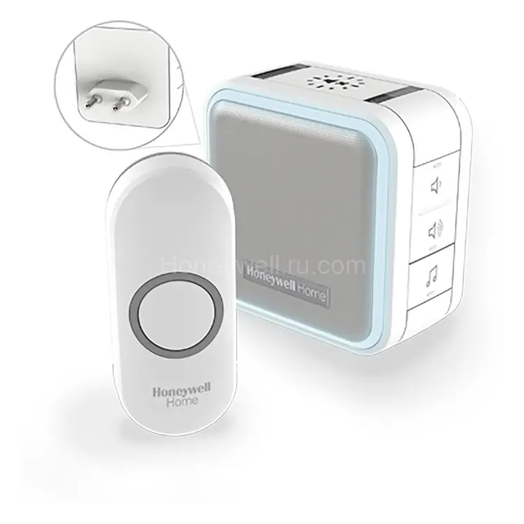 Комплект для дверного звонка DC515NP2 WF Chime Kit, Plug-In, 9 мелодий — белый