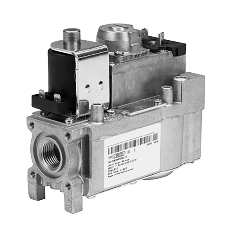 Газовый контроль Resideo (Honeywell) VR4601AA1036U, вход 1/2" BSP.PI, выход сбоку 14 мм, 230 В, 50 Гц