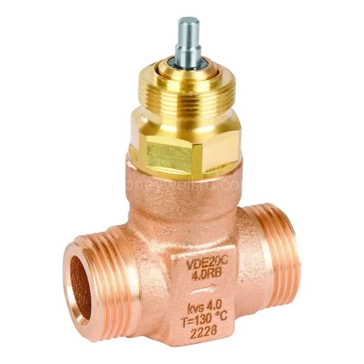 VDE15C0.25RB-SV — двухходовой линейный клапан с внешней резьбой DN15, PN25, Kvs 1.0
