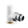 V2481E0015A — запорный угловой вентиль Verafix Design, белый, Angle