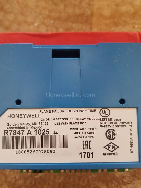 Honeywell R7847A1082/U