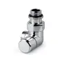 V2482R0015A — запорный вентиль Verafix Design lockshield, хром, двойной угол вправо