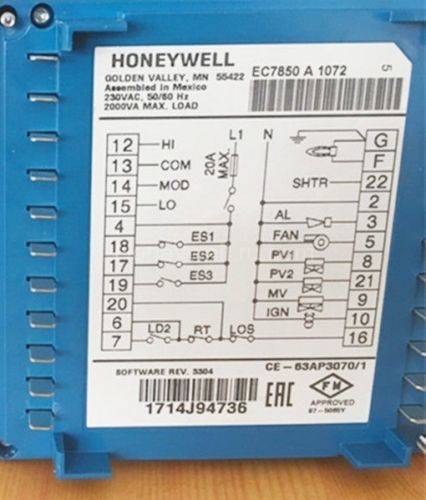 Honeywell EC7830A1041/U