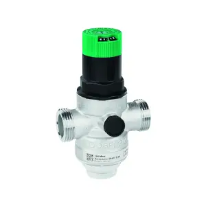D06FI-2E PN16, DN50, редуктор давления, корпус из нержавеющей стали, прозрачная фильтровая чаша, без комплекта соединений
