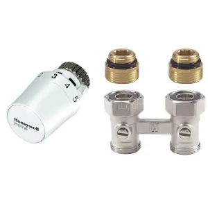 TL5096DY15RA Комплект подключения радиатора RA-типа: T5019DA + прямое соединение 1/2" V2496DY015