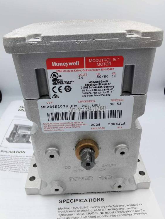 Honeywell M6284F1078